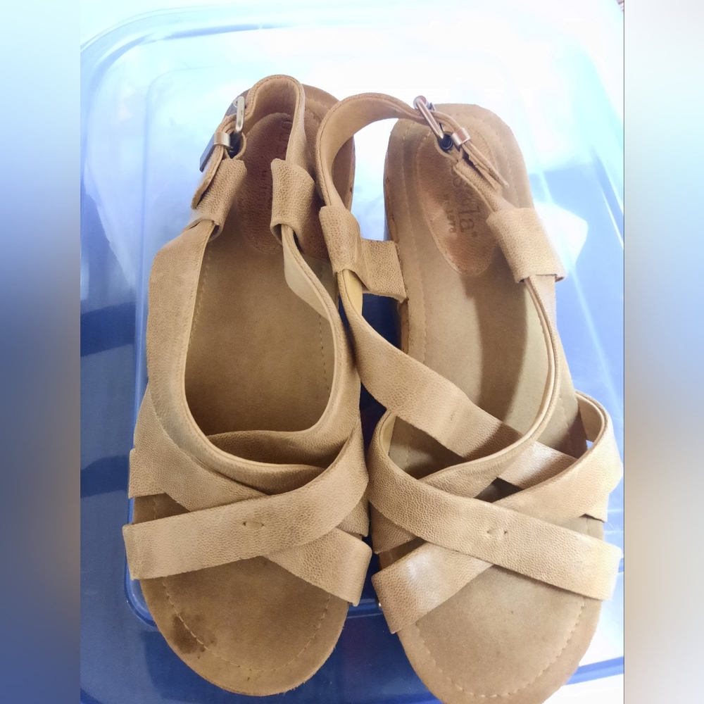 Bussola Wedge Sandals